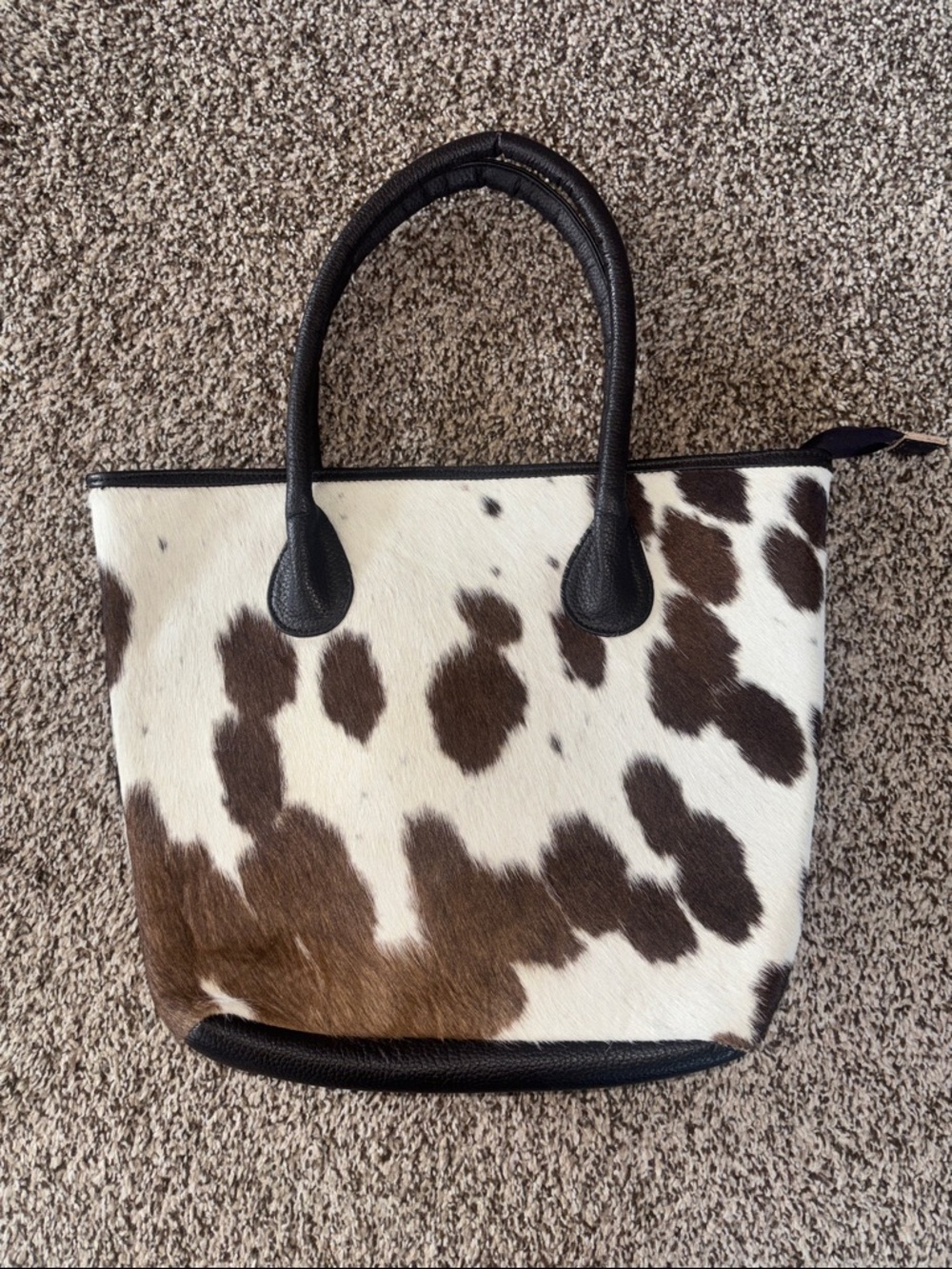 Cowhide Tote Bag